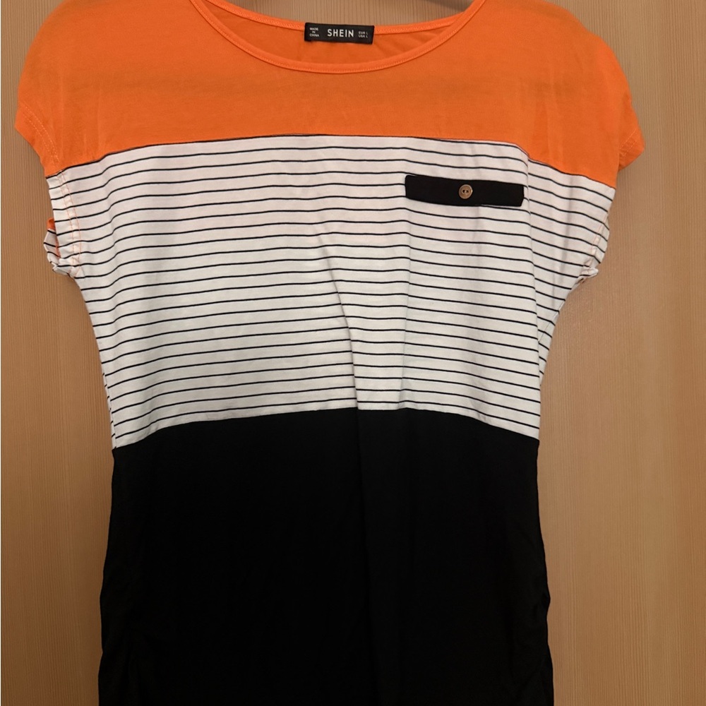 SHEIN Vibrant Orange Top